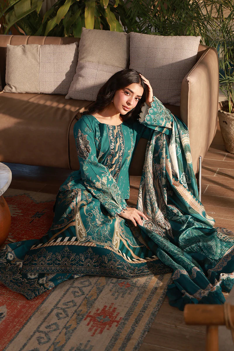 GULAAL Delia Unstitched Lawn Isla D4