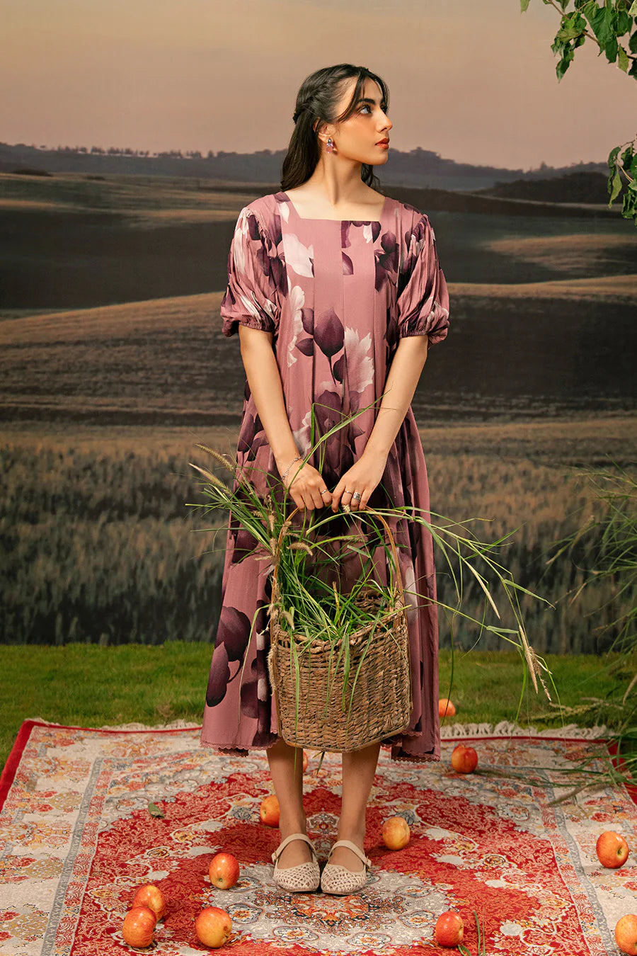 M. Basic by MARIA. B. 3 Pc Unstitched Embroidered Arabic Lawn Suit | MB-PFUS25-01A