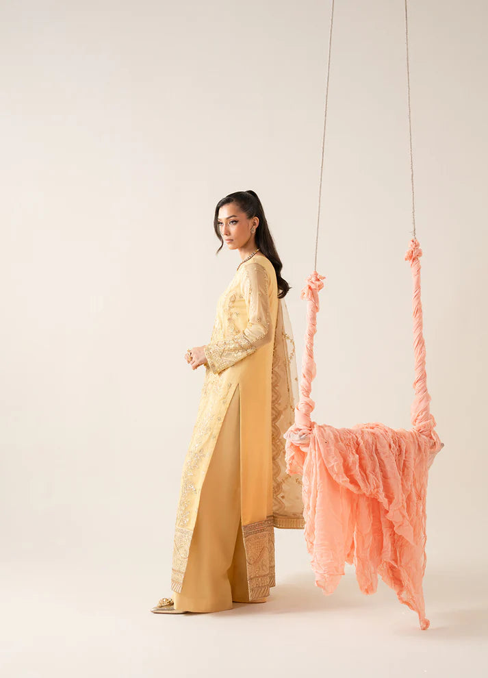 FREESIA ZAIB 3 Piece Embroirdered Chiffon LYA - FS50126