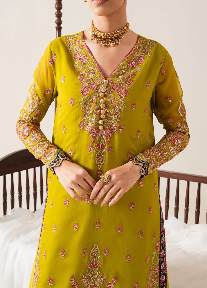 FREESIA ZAIB 3 Piece Embroirdered Chiffon REINE - FS50134