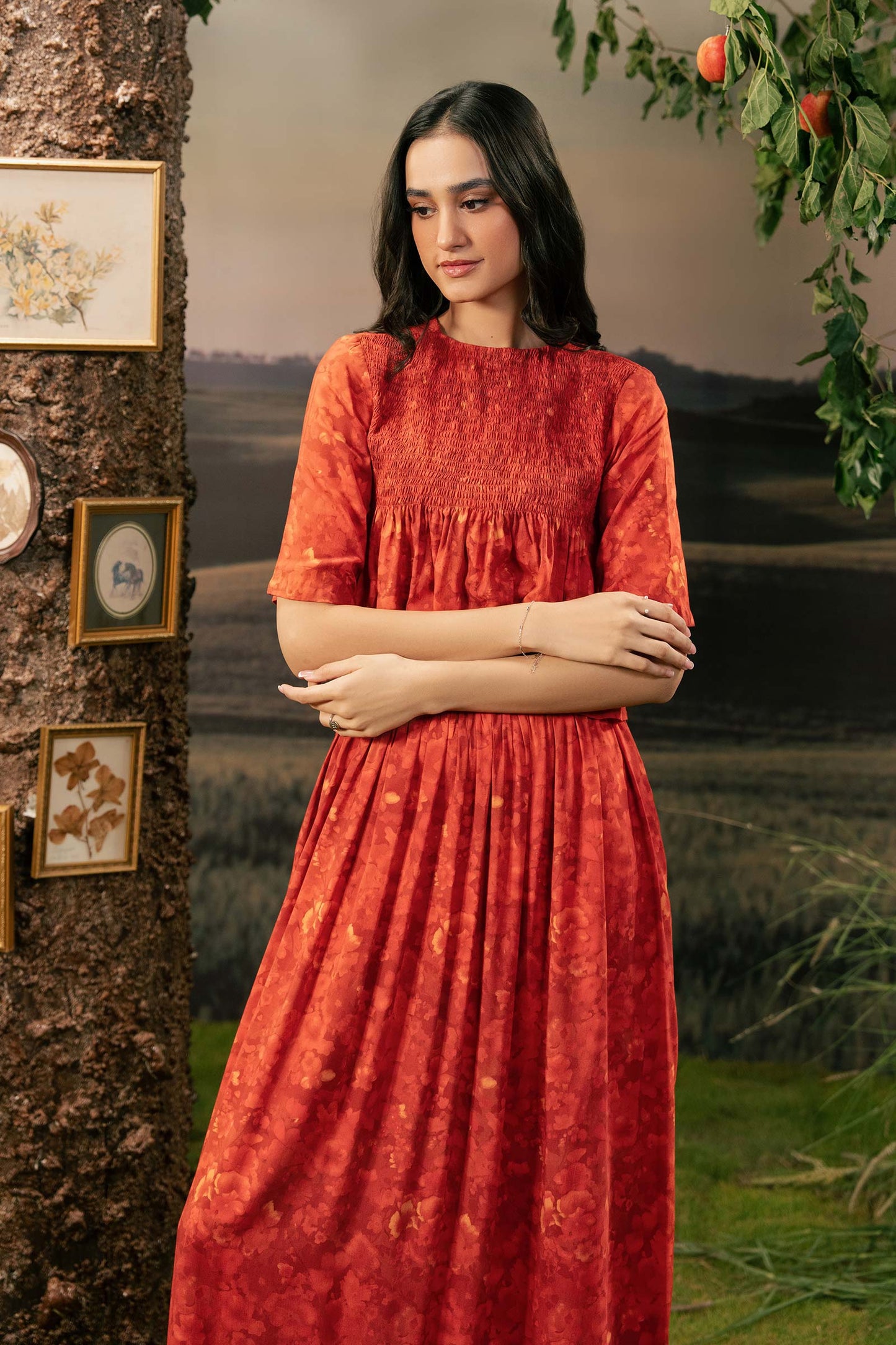 M. Basic by MARIA. B. 3 Pc Unstitched Embroidered Arabic Lawn Suit | MB-PFUS25-10B