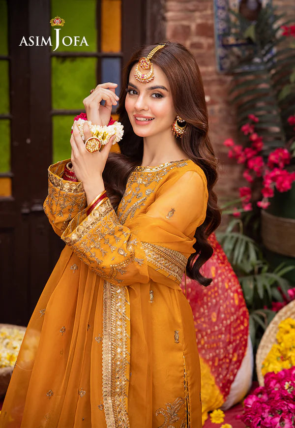 ASIM JOFA AJEM-12 EMBROIDERED ORGANZA 3 PCS