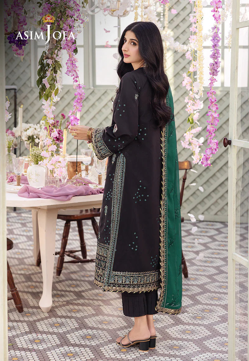 ASIM JOFA AJCF-21 EMBROIDERED CHIFFON 3 PCS