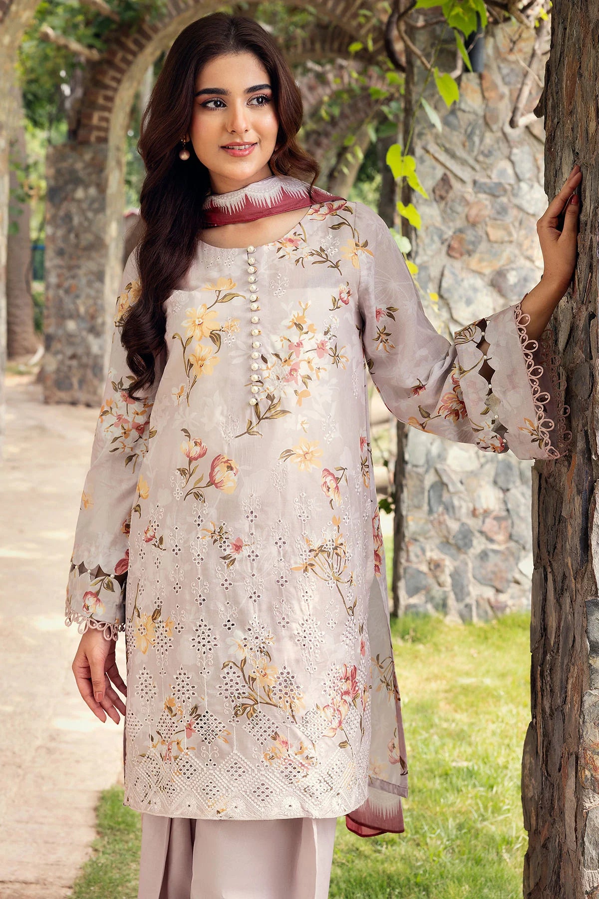 MOTIFZ Umang 5569-VOILET DIGITAL PRINTED LAWN UNSTITCHED