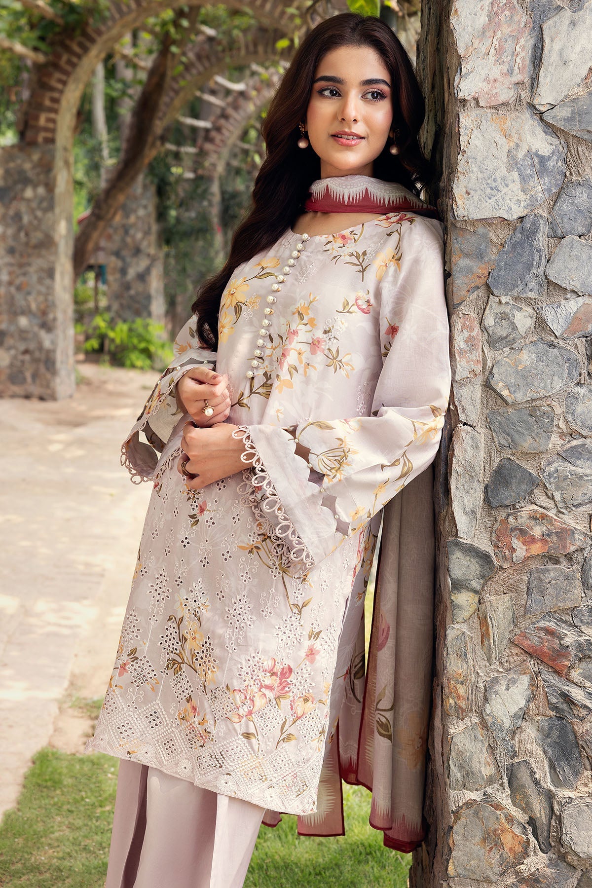 MOTIFZ Umang 5569-VOILET DIGITAL PRINTED LAWN UNSTITCHED