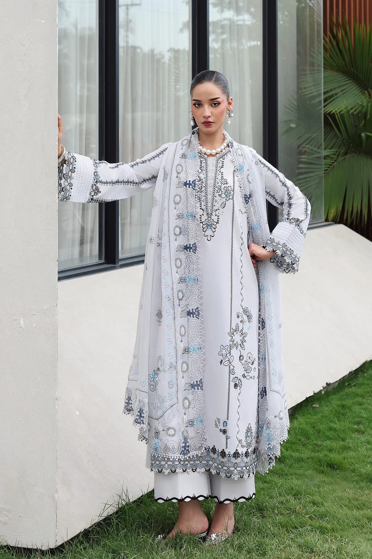 QALAMKAR Qline Lawn Drop II QKL-03 Samia