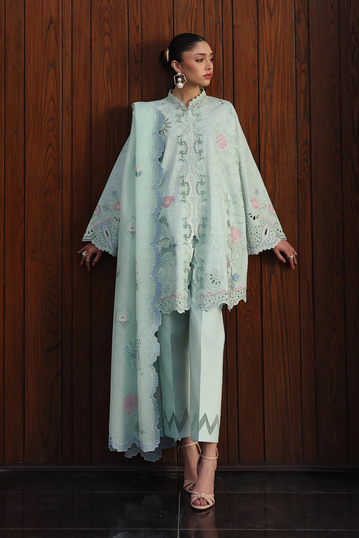 QALAMKAR Qline Lawn Drop II QKL-07 Leya