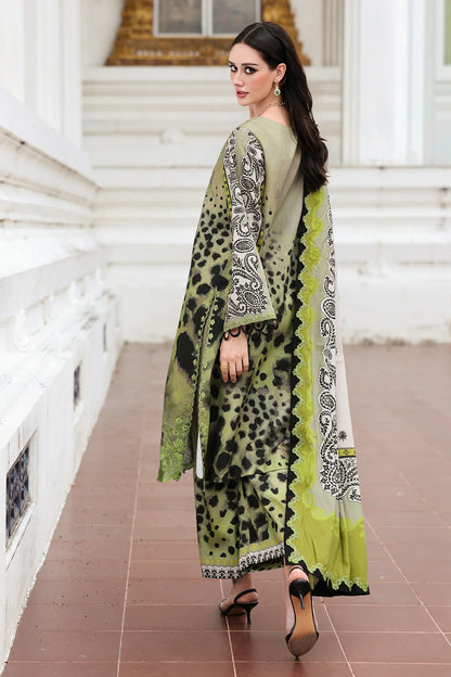 CHARIZMA Combination 3-PC Unstitched Embroidered Linen Collection CCW6-10