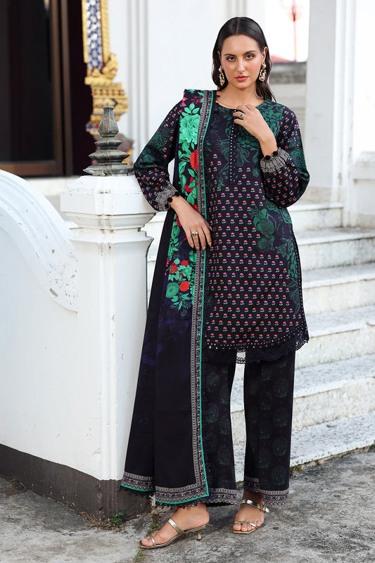 CHARIZMA Aniq Vol-01 2025 Fall Winter 3-PC Unstitched Embroidered Linen Collection ANW6-07