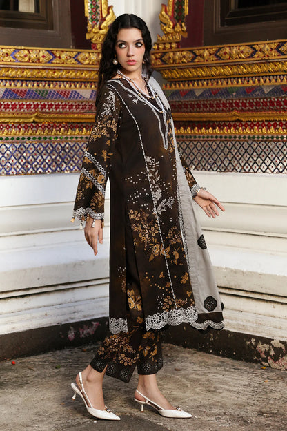CHARIZMA Combination 3-PC Unstitched Embroidered Linen Collection CCW6-09