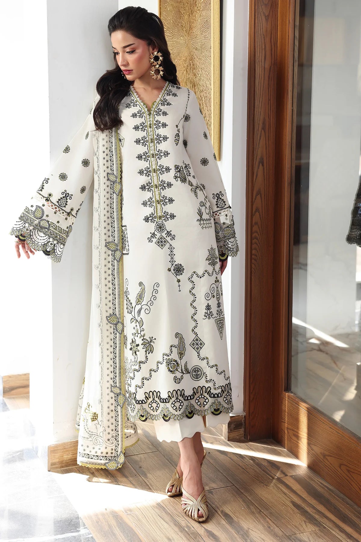 QALAMKAR Qline Lawn Drop II QKL-13 Reema