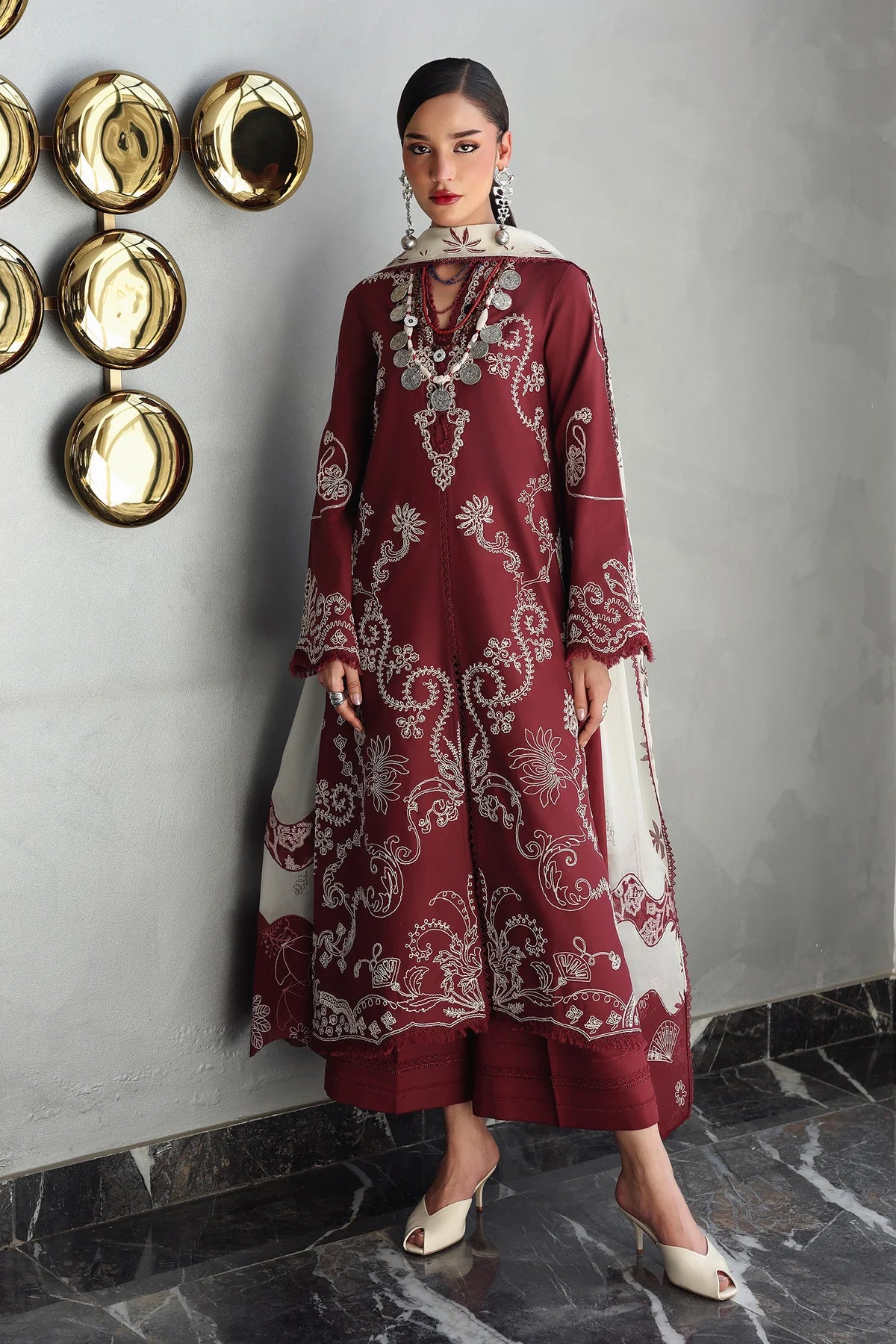 QALAMKAR Qline Lawn Drop II QKL-08 Nisa
