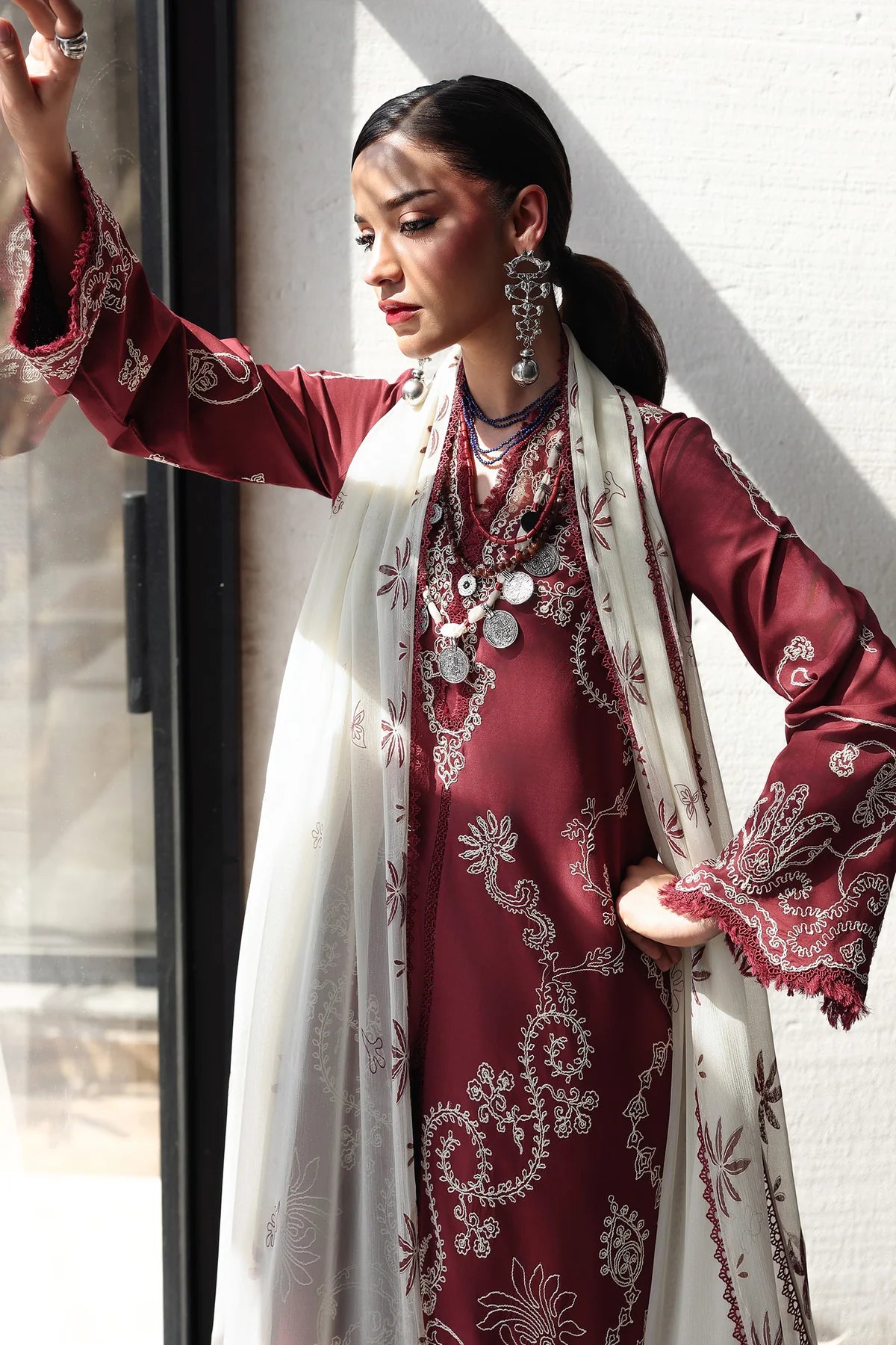 QALAMKAR Qline Lawn Drop II QKL-08 Nisa