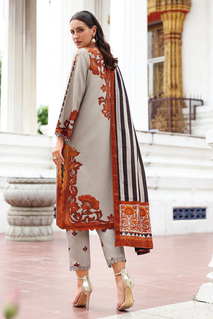 CHARIZMA Aniq Vol-01 2025 Fall Winter 3-PC Unstitched Embroidered Linen Collection ANW6-05