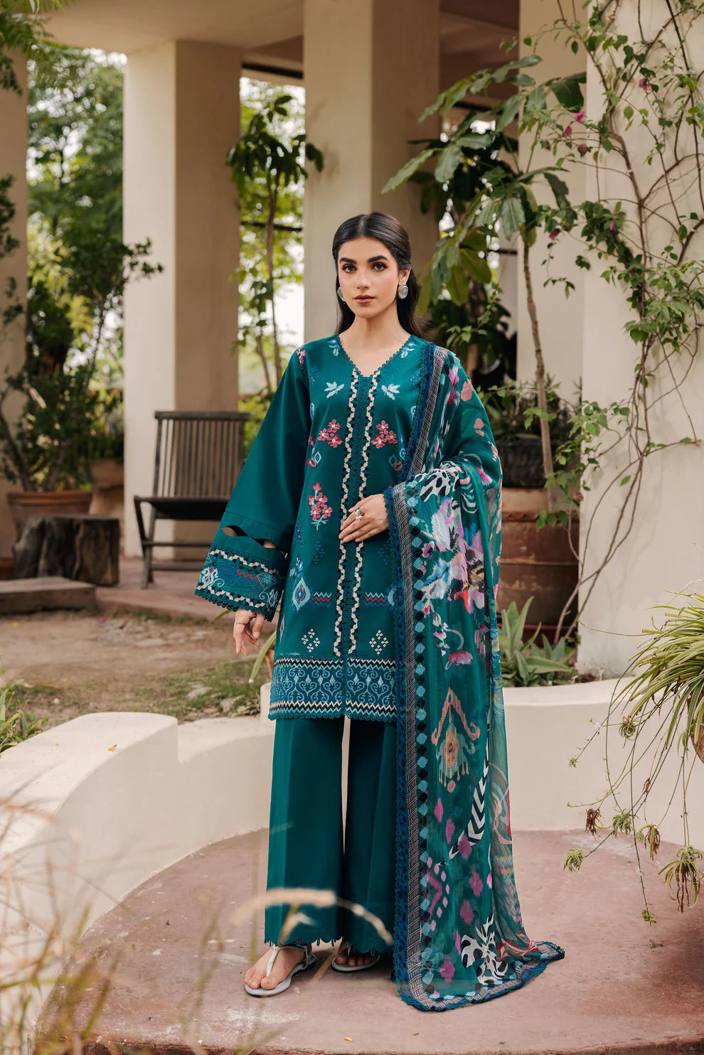 FLORENT  Festive Luxury Lawn'26 FZF-3B
