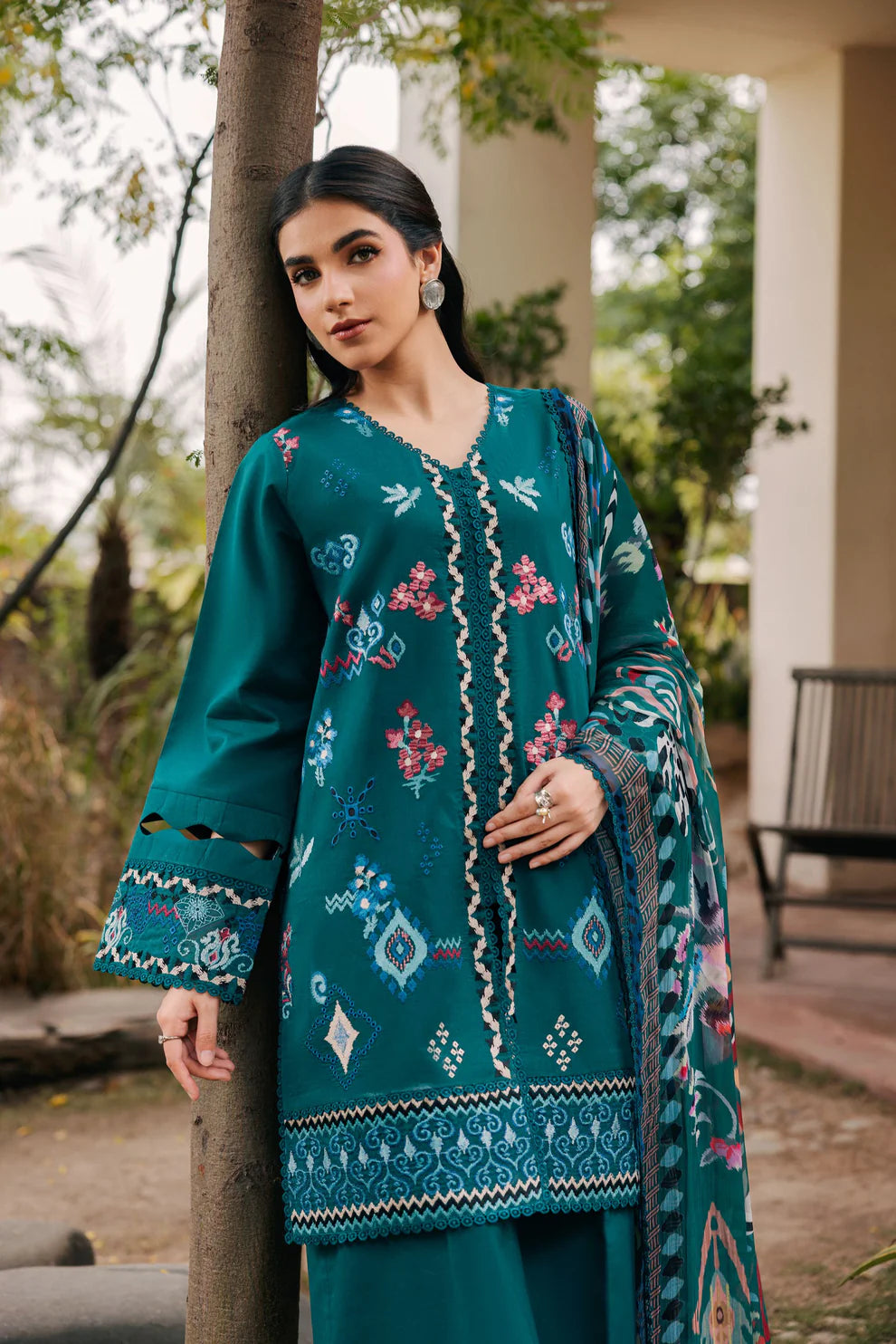 FLORENT  Festive Luxury Lawn'26 FZF-3B