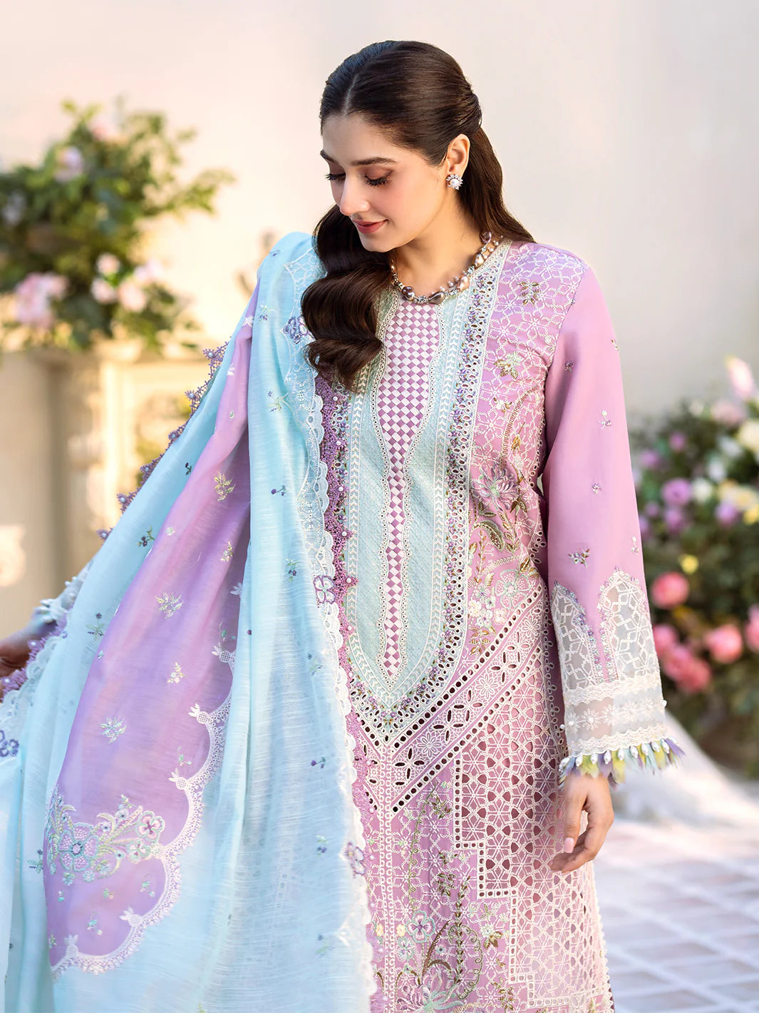 BIN ILYAS Luxury Lawn - 101 B