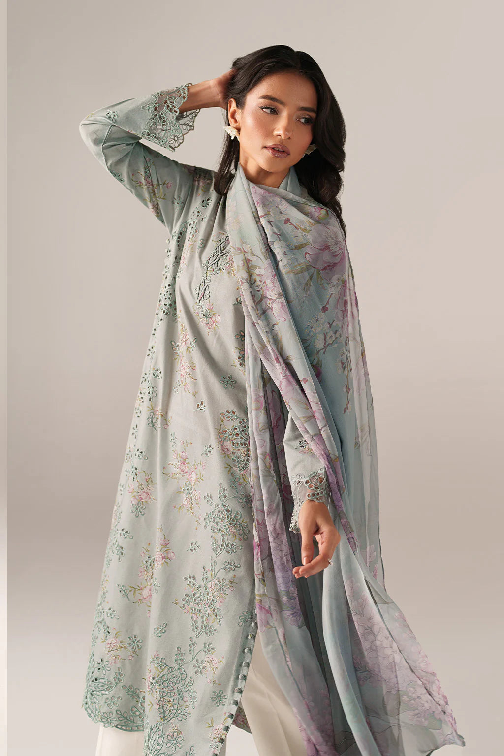 IZNIK Spring Summer 26 SS-12 Embroidered Lawn