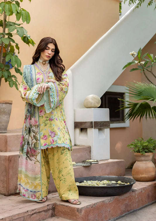 ELAF PRINTS CHIFFON ECD-5B SAFFROSE