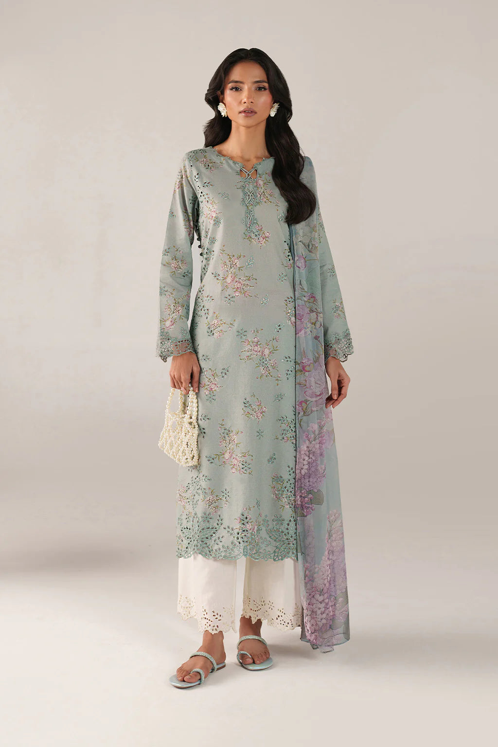 IZNIK Spring Summer 26 SS-12 Embroidered Lawn