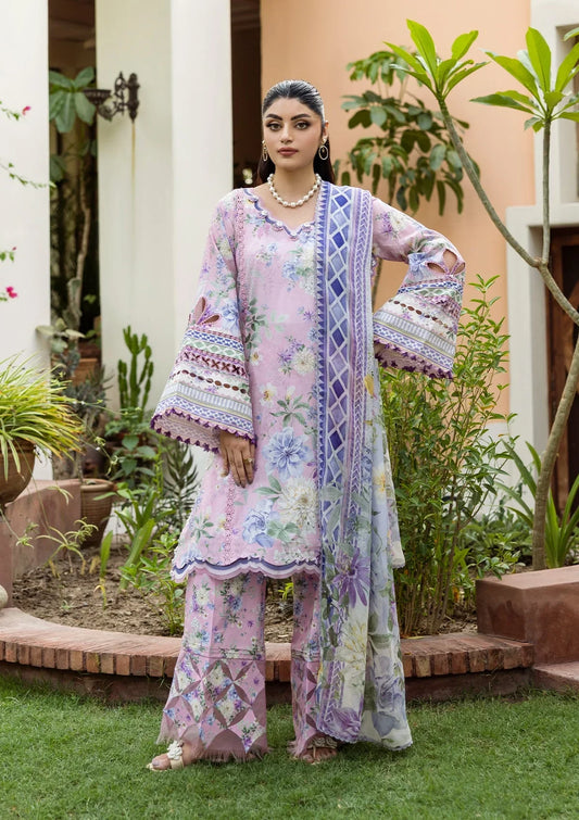 ELAF PRINTS CHIFFON ECD-3A WISTERIA