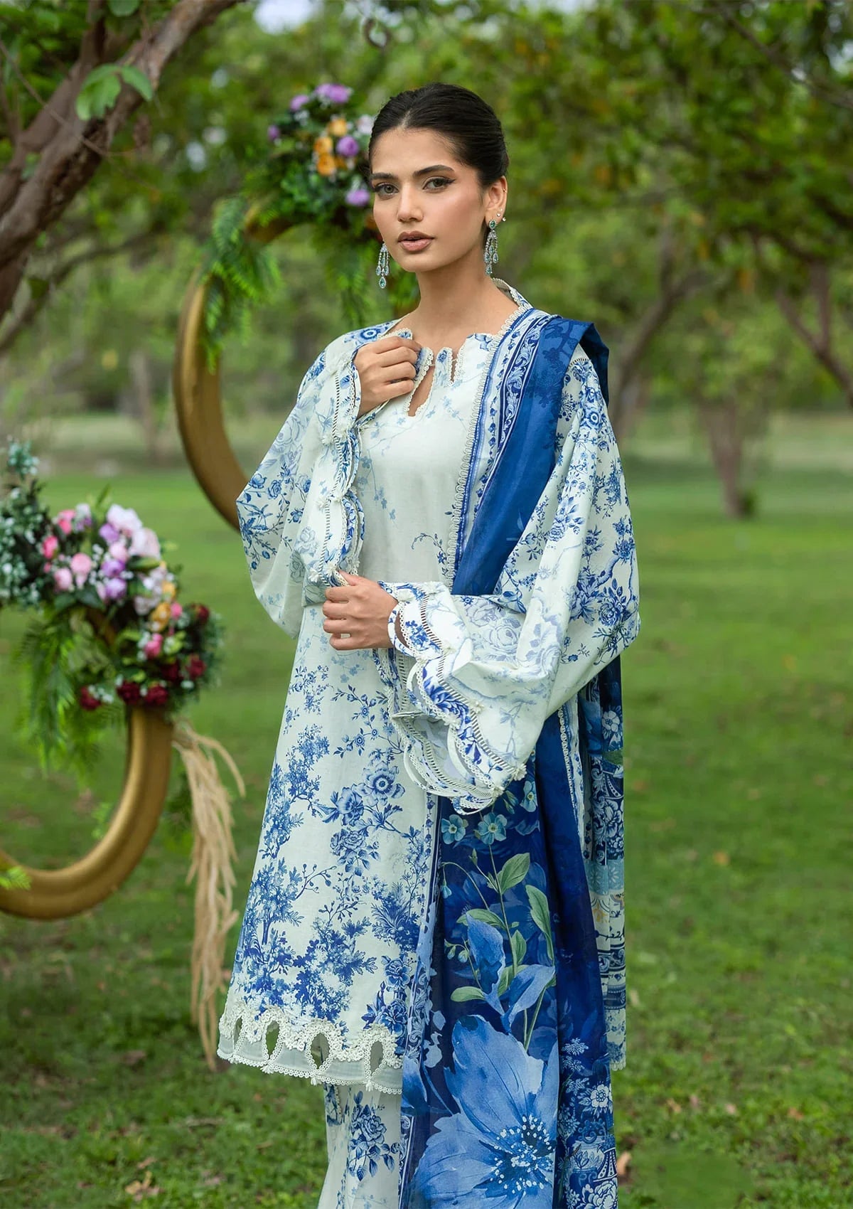 ELAF Premium Bridgerton Prints'26 EPB-7B Fiori D'Avorio