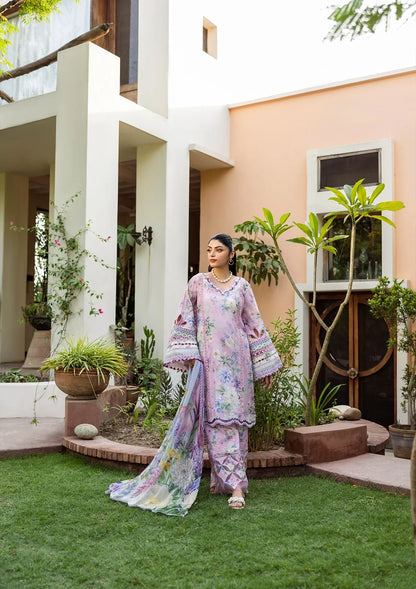 ELAF PRINTS CHIFFON ECD-3A WISTERIA