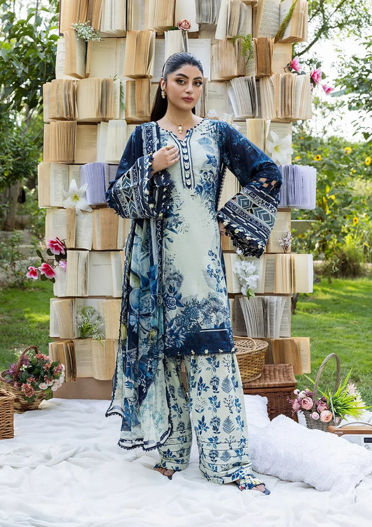 ELAF PRINTS CHIFFON ECD-7B BLOOMSTELLA