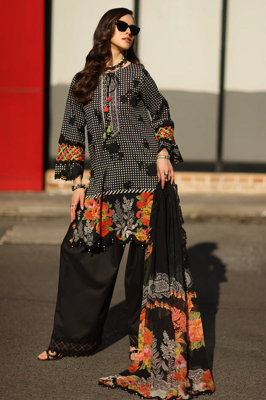 CHARIZMA Combination Unstitched Embroidered Lawn Collection CC6-02