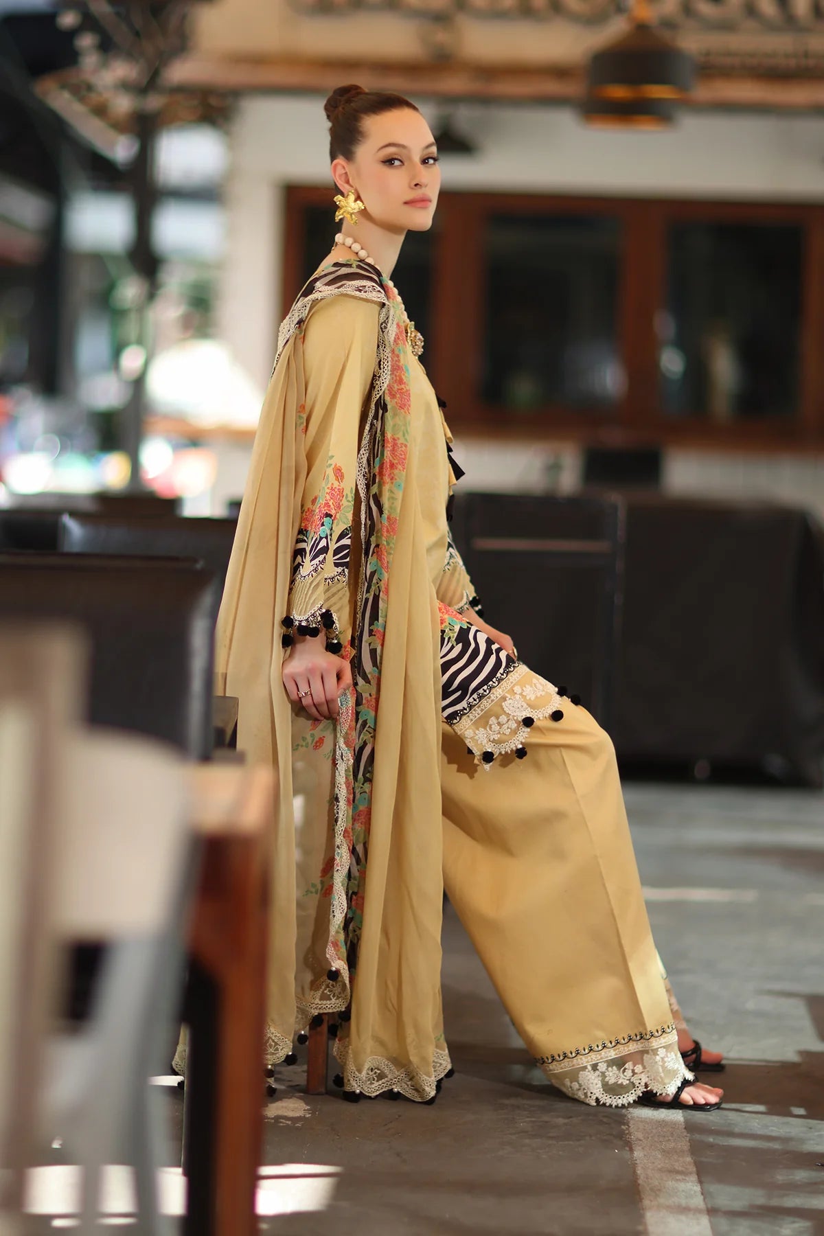 CHARIZMA Combination Unstitched Embroidered Lawn Collection CC6-06