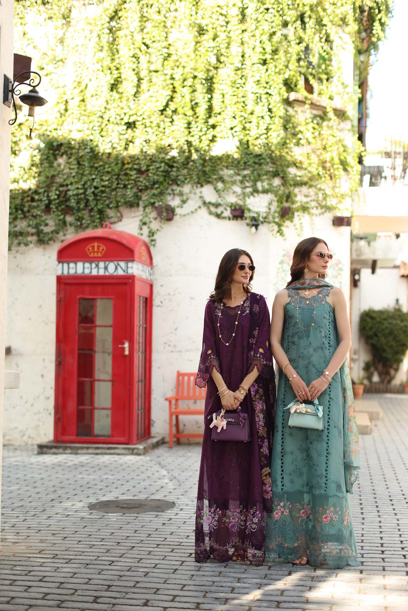 NOOR By Saadia Asad Luxe Chikankari D5-A Itten Plum