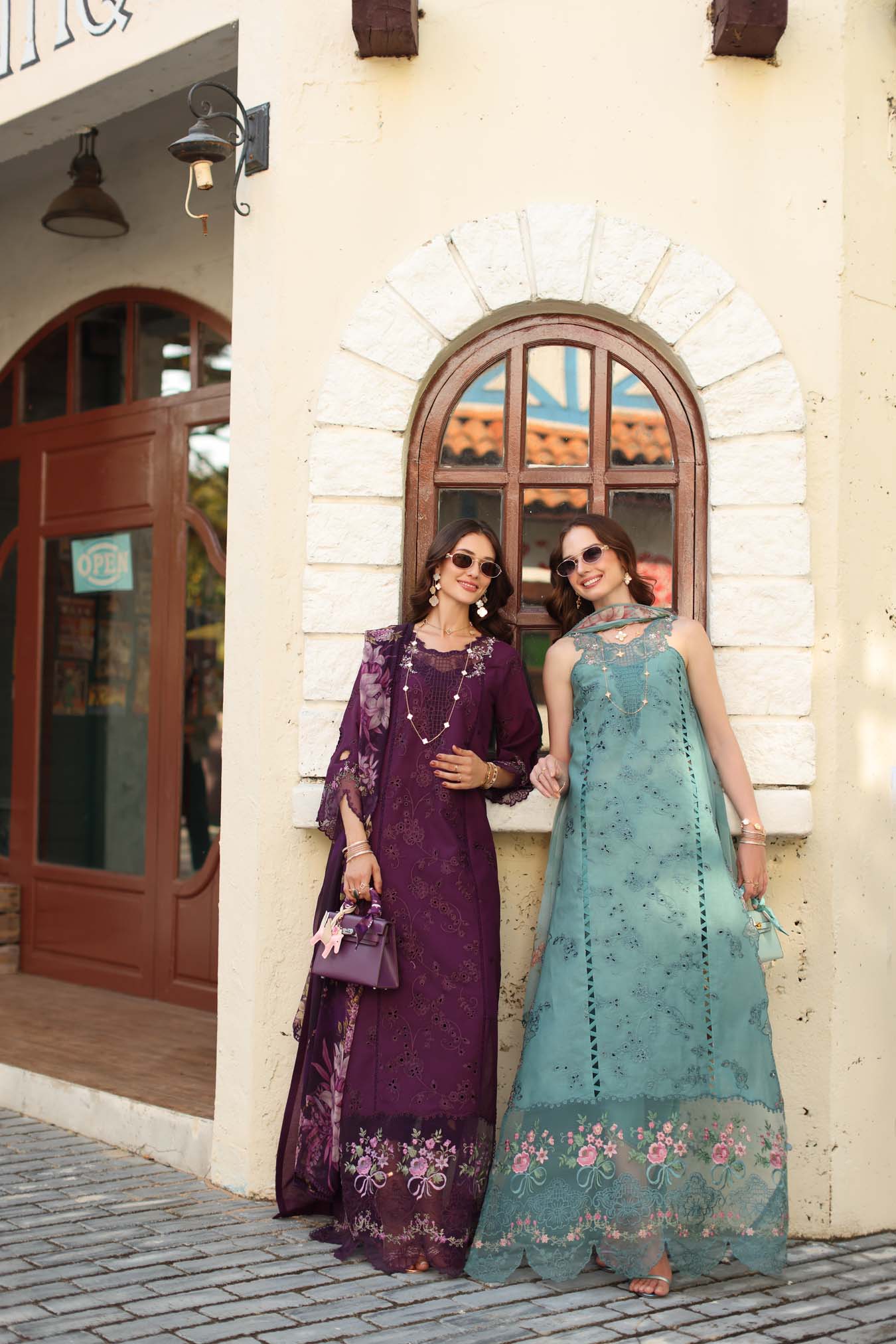 NOOR By Saadia Asad Luxe Chikankari D5-A Itten Plum
