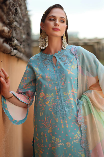 CHARIZMA Combination Unstitched Embroidered Lawn Collection CC6-03