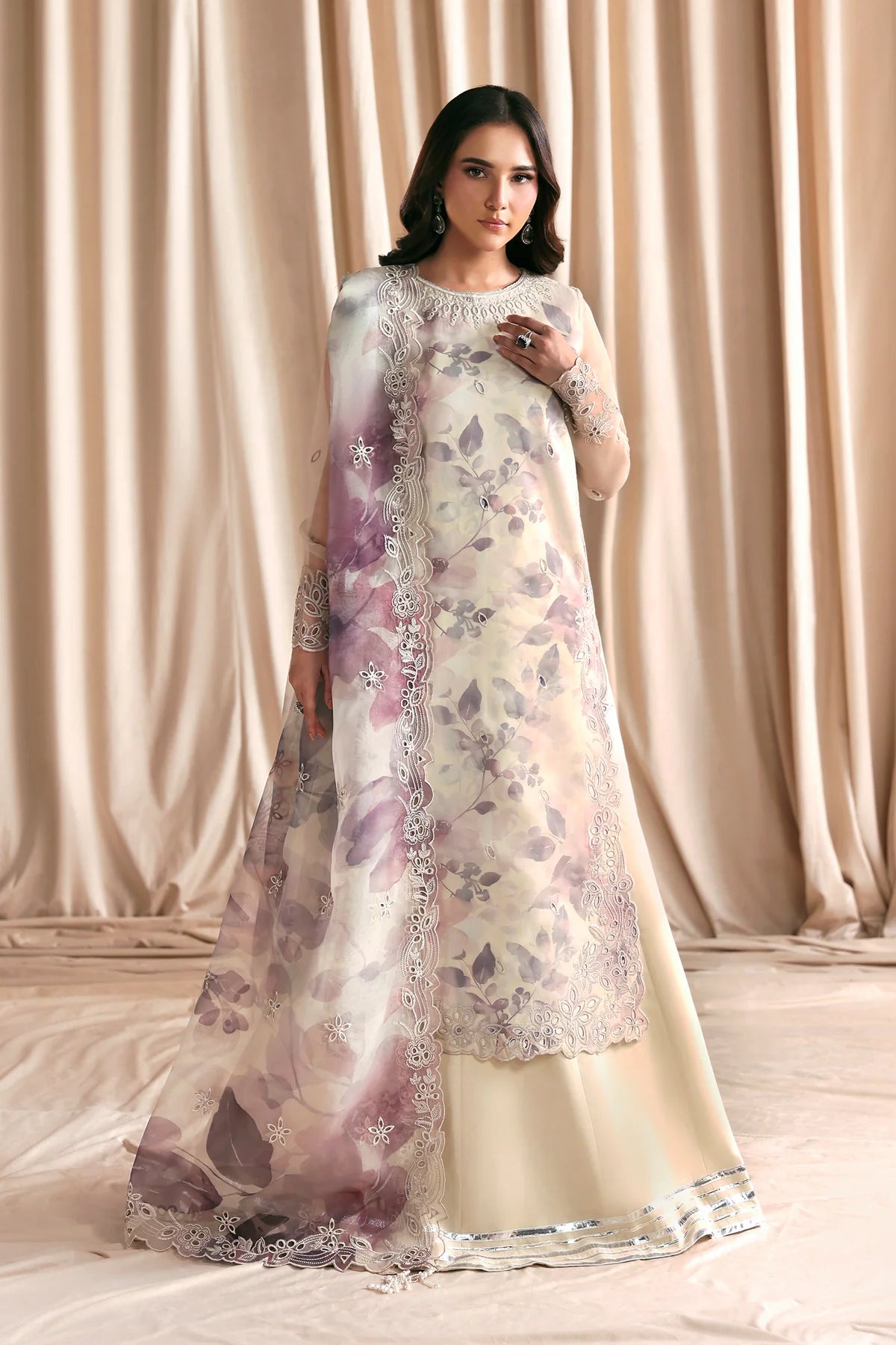 ZARIF Siraya Printed Formals ZR-SYA-07 GAJRA