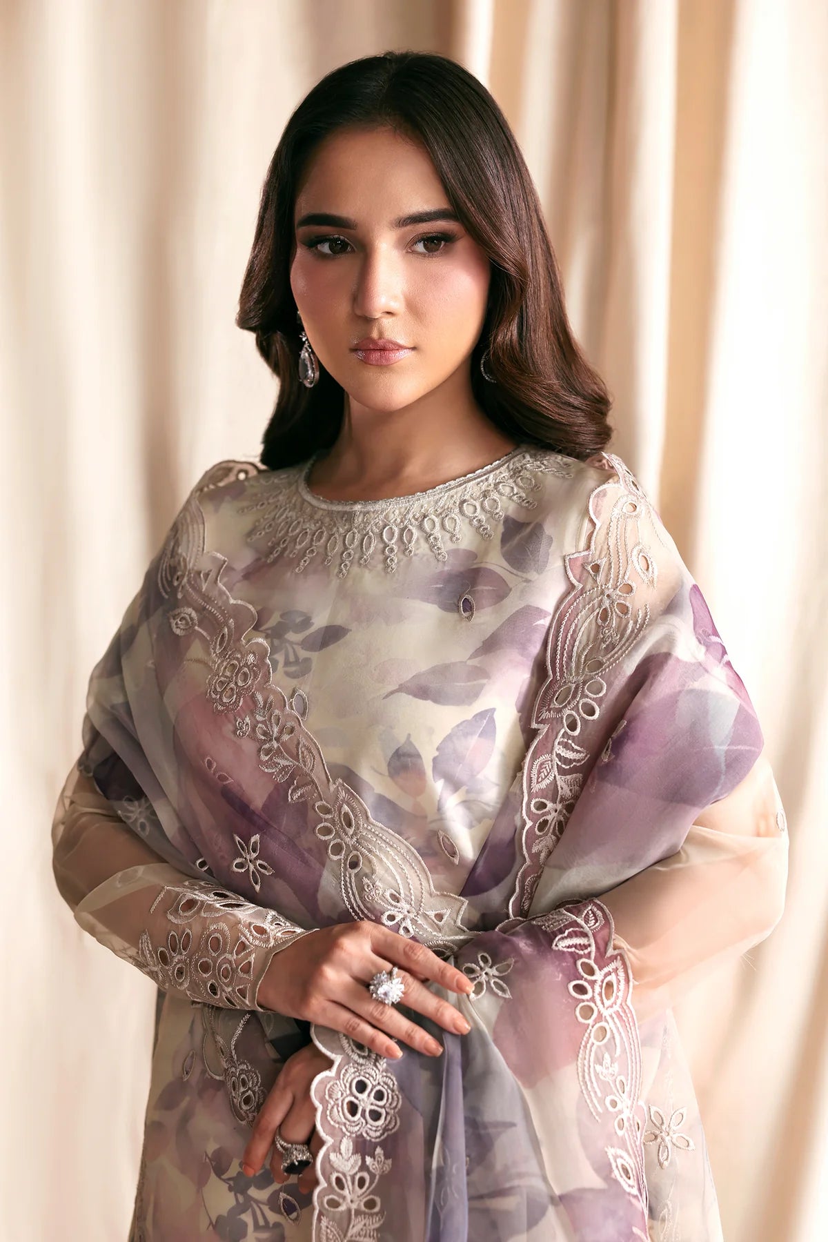 ZARIF Siraya Printed Formals ZR-SYA-07 GAJRA