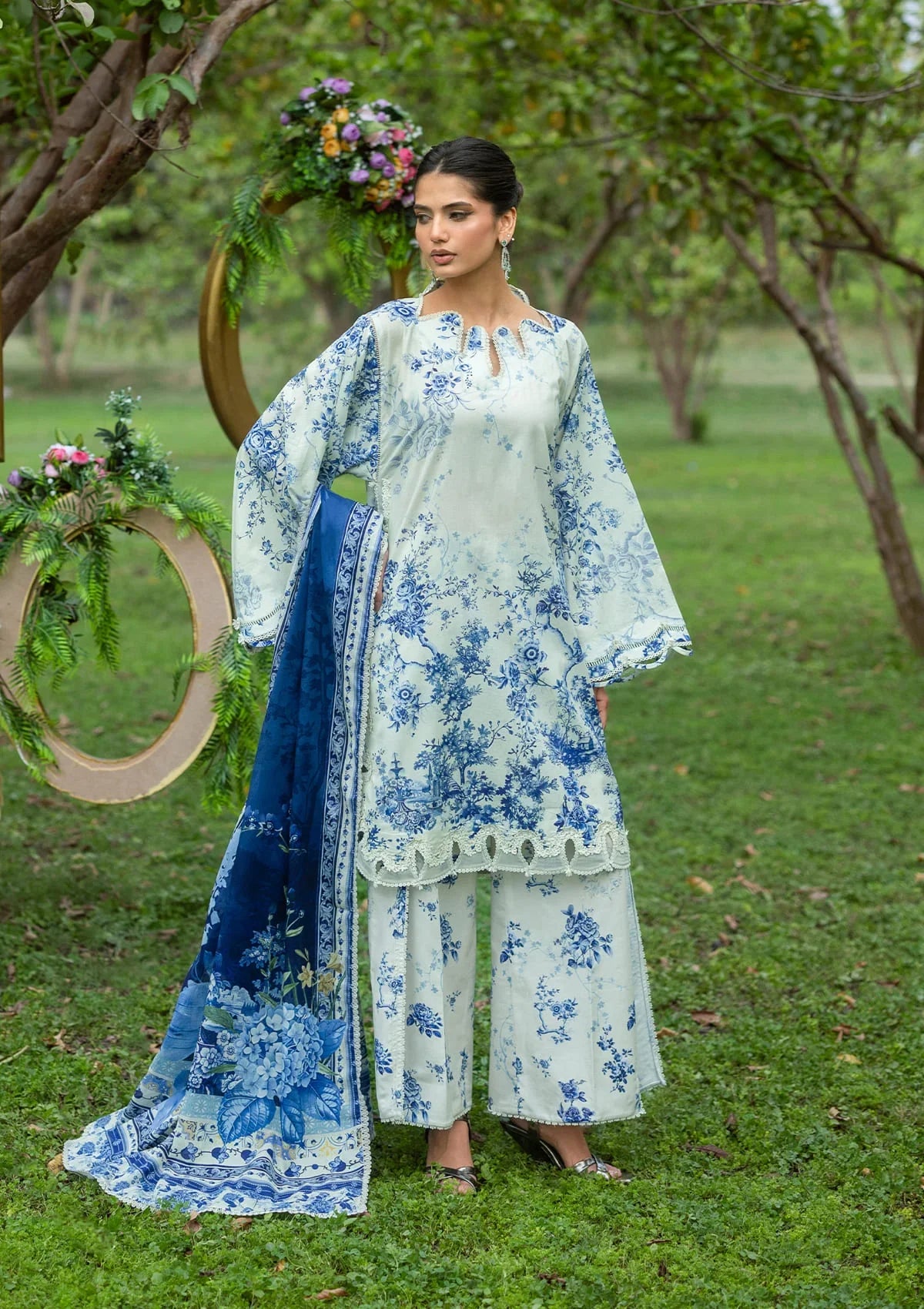 ELAF Premium Bridgerton Prints'26 EPB-7B Fiori D'Avorio
