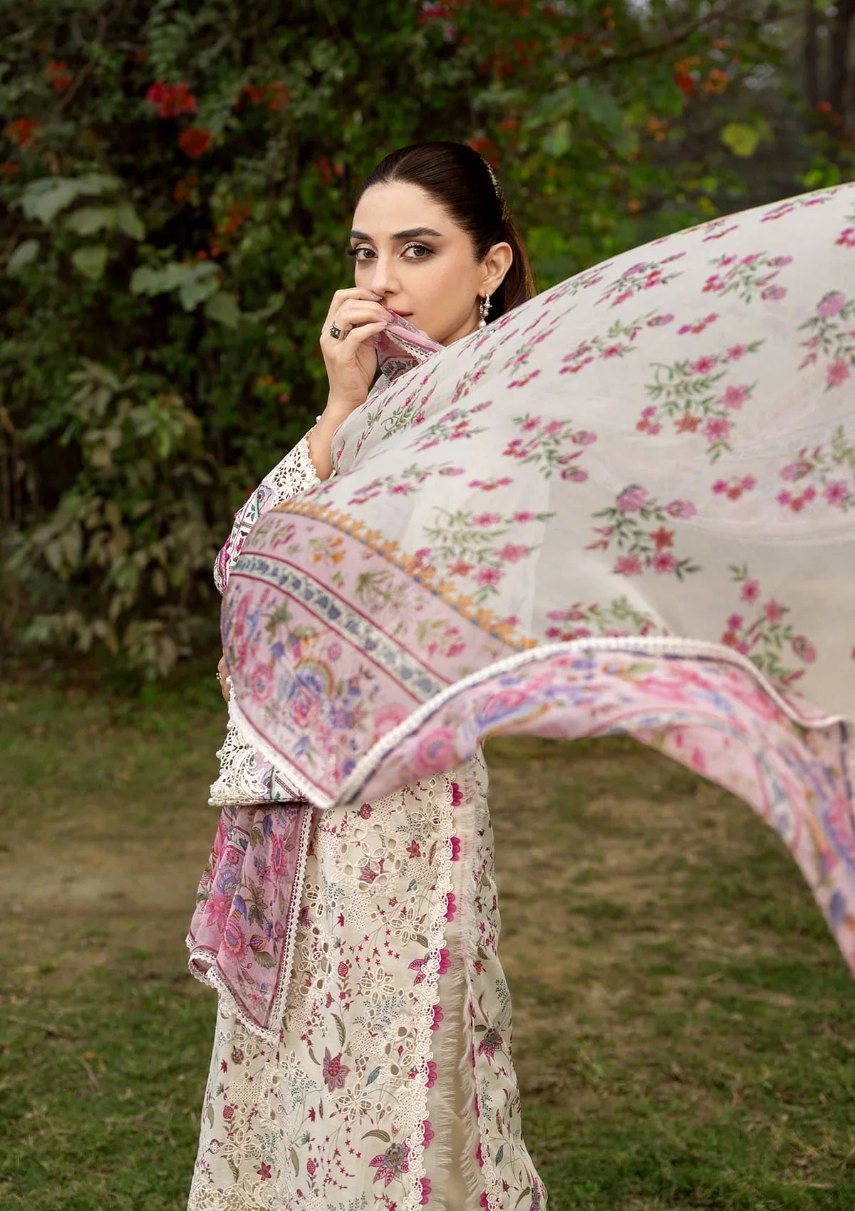 ELAF ERC-5A MEHR Print Chikankari Lawn