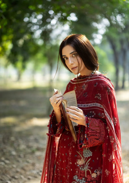 ELAF ERC-1B MARJAAN Print Chikankari Lawn