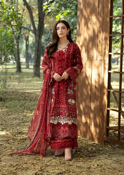ELAF ERC-1B MARJAAN Print Chikankari Lawn