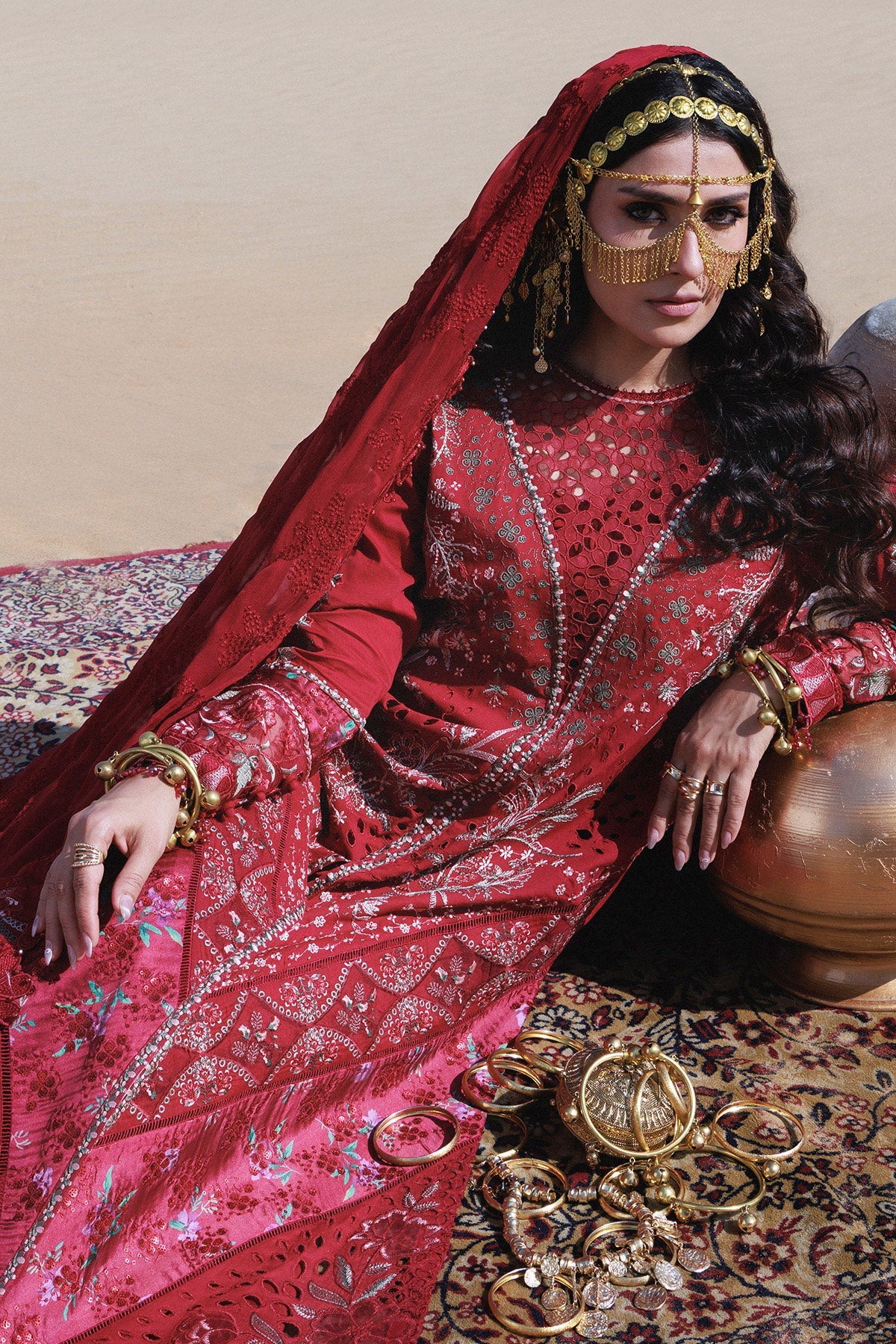 Nureh NE-230 Aman Unstitched Luxury Lawn