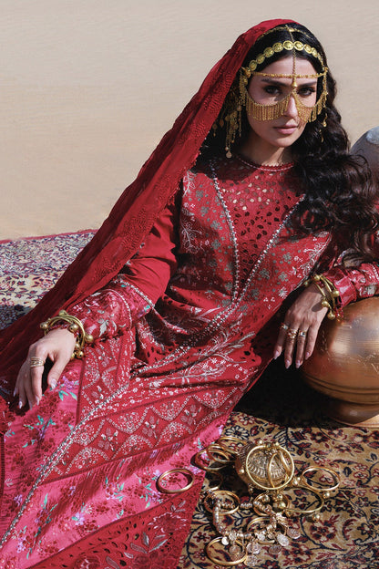 Nureh NE-230 Aman Unstitched Luxury Lawn