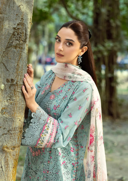 ELAF ERC-2B BATIK Print Chikankari Lawn