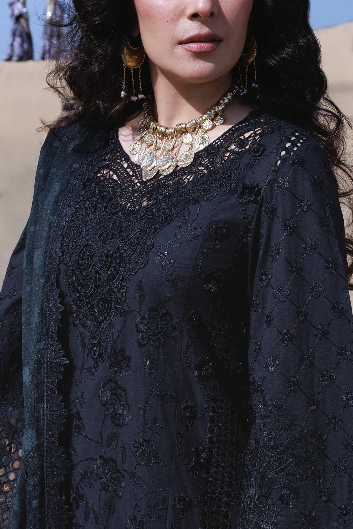 Nureh NE-233 Aman Unstitched Luxury Lawn