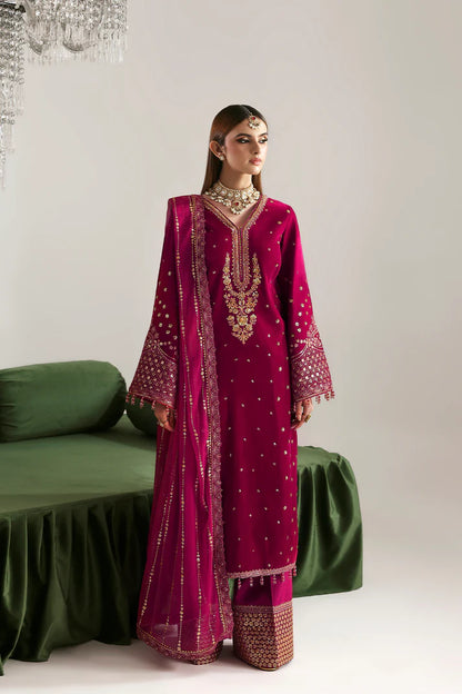 EMAAN ADEEL Zarposh Velvet - SHAHNAZ - 08