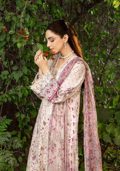 ELAF ERC-5A MEHR Print Chikankari Lawn