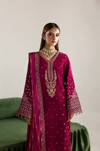 EMAAN ADEEL Zarposh Velvet - SHAHNAZ - 08