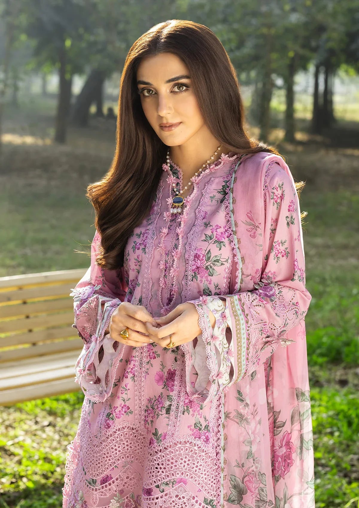 ELAF ERC-3A MAN MAYAL Print Chikankari Lawn