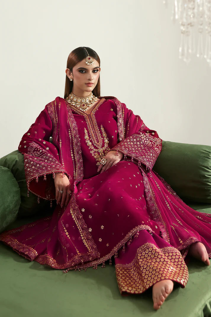 EMAAN ADEEL Zarposh Velvet - SHAHNAZ - 08