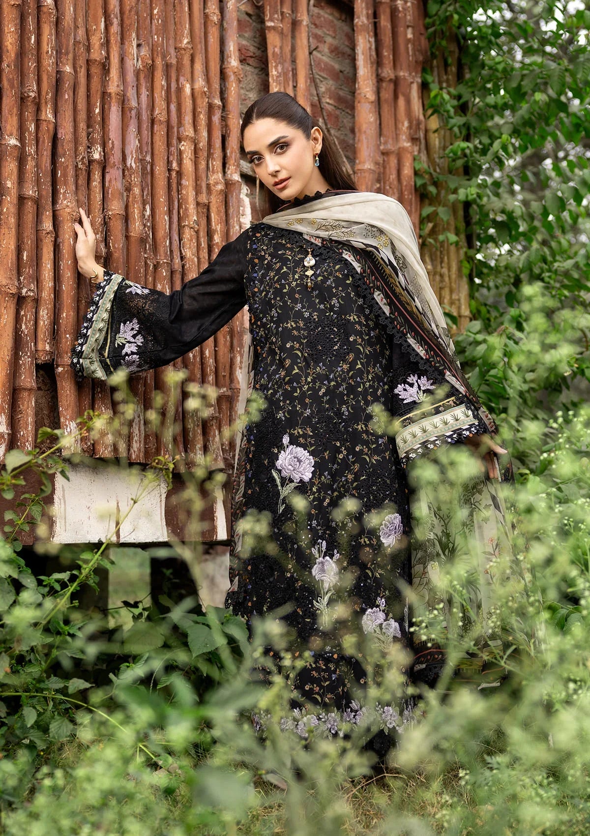 ELAF PREMIUM ChikanKari Prints ERC-4A KOYAL