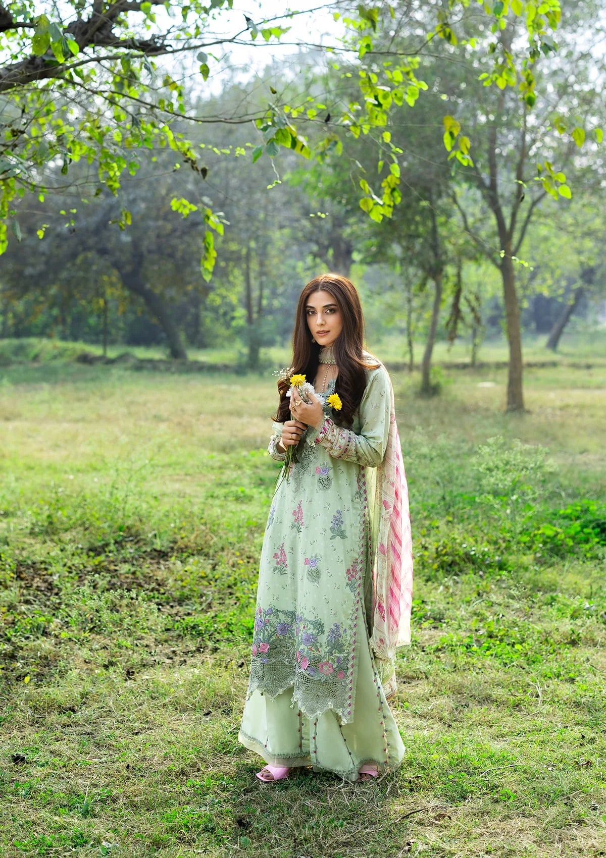 ELAF ERC-7B NAHL Print ChikanKari